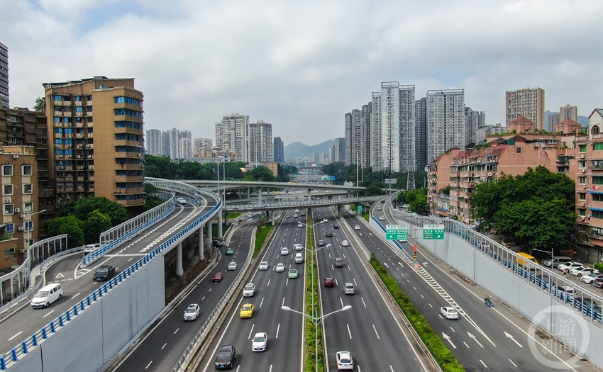 7月22日零时 重庆内环快速路拓宽(沙区段)主线通车